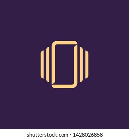 Creative Innovative Initial Letter logo OO O. Minimal luxury Monogram. Professional initial design. Premium Business typeface. Alphabet symbol and sign.
