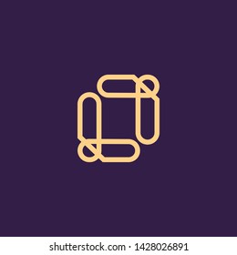 Creative Innovative Initial Letter logo OO O. Minimal luxury Monogram. Professional initial design. Premium Business typeface. Alphabet symbol and sign.