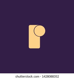 Creative Innovative Initial Letter logo DP PD PP P. Minimal luxury Monogram. Professional initial design. Premium Business typeface. Alphabet symbol and sign.