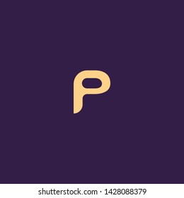 Creative Innovative Initial Letter logo DP PD PP P. Minimal luxury Monogram. Professional initial design. Premium Business typeface. Alphabet symbol and sign.