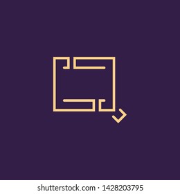 Creative Innovative Initial Letter logo LQ QL QQ Q. Minimal luxury Monogram. Professional initial design. Premium Business typeface. Alphabet symbol and sign.