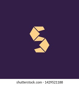 Creative Innovative Initial Letter logo CS SC SS S. Minimal luxury Monogram. Professional initial design. Premium Business typeface. Alphabet symbol and sign.