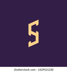 Creative Innovative Initial Letter logo CS SC SS S. Minimal luxury Monogram. Professional initial design. Premium Business typeface. Alphabet symbol and sign.
