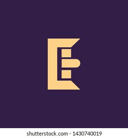 Creative Innovative Initial Letter logo EE E. Minimal luxury Monogram. Professional initial design. Premium Business typeface. Alphabet symbol and sign.