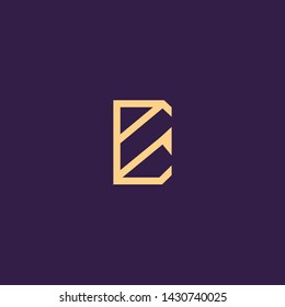 Creative Innovative Initial Letter logo EE E. Minimal luxury Monogram. Professional initial design. Premium Business typeface. Alphabet symbol and sign.