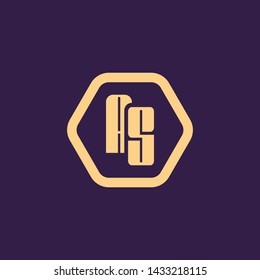 Creative Innovative Initial Letter logo AS. Minimal luxury Monogram. Professional initial design. Premium Business typeface. Alphabet symbol and sign.