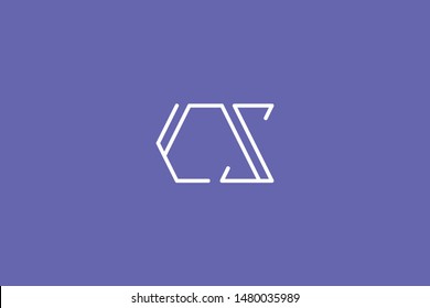 Creative Innovative Initial Letter logo CS SC CZ ZC. Minimal luxury Monogram. Professional initial design. Premium Business typeface. Alphabet symbol and sign.