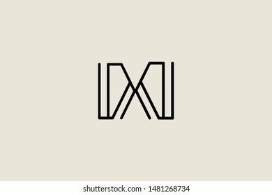 Creative Innovative Initial Letter logo DD. Minimal luxury Monogram. Professional initial design. Premium Business typeface. Alphabet symbol and sign.