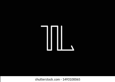 Creative Innovative Initial Letter logo TL LT. Minimal luxury Monogram. Professional initial design. Premium Business typeface. Alphabet symbol and sign.