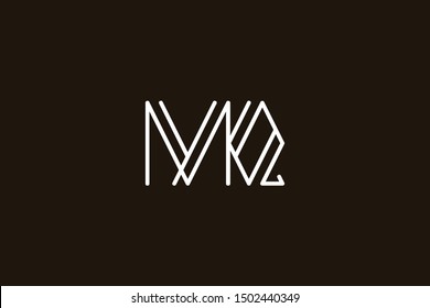 Creative Innovative Initial Letter logo MQ QM. Minimal luxury Monogram. Professional initial design. Premium Business typeface. Alphabet symbol and sign.