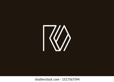 Creative Innovative Initial Letter logo RO OR. Minimal luxury Monogram. Professional initial design. Premium Business typeface. Alphabet symbol and sign.