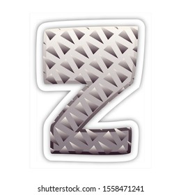 Creative Innovative Initial Letter logo Z with Background