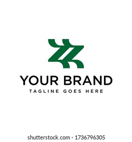 Creative Innovative Initial Letter logo ZZ Z with white Background