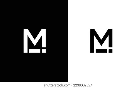 Creative Innovative Initial Letter logo MI IM. Minimal luxury Monogram