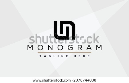 Creative Innovative Initial Letter logo UN