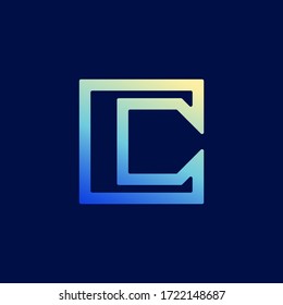 diseño creativo e innovador del logotipo C