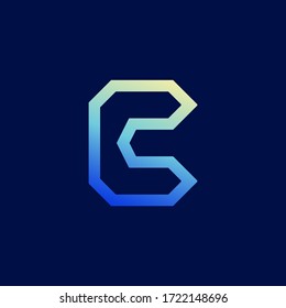 creative innovative letter C logo design
