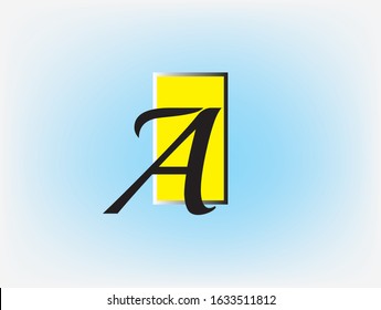 Creative Innovative  A letter logo. This is a vector.
