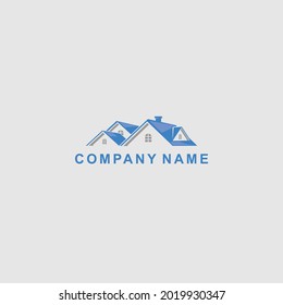 el logotipo inmobiliario creativo, innovador y simple, con concepto abstracto, puede ser utilizado por empresas inmobiliarias y constructoras o agentes de bolsa