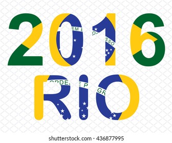 Creative inscription 2016 Rio