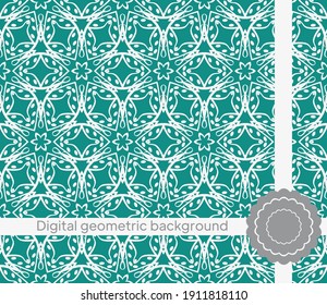 creative interior geometric seamless pattern. Vector illustration. for fabric, decor, design, wallpaper