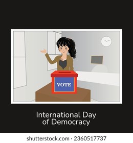 Creative International Day of Democracy VECTOR Design