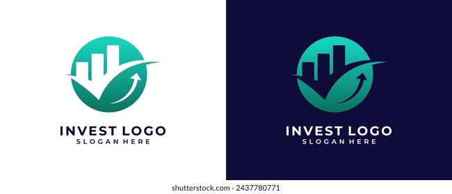 creative investment logo design template