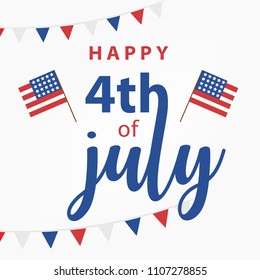 Creative Invitation Flyer decorated with blue and red brush strokes for American Independence Day Party celebration with USA flag and 4th july text,
USA Independence Day banner for sale, 