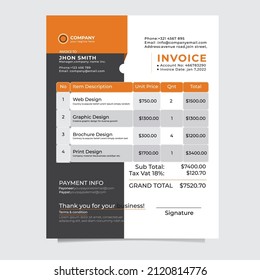 creative invoice templates free download