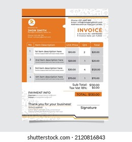 creative invoice templates free download