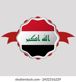 Creative Irak Flagge Aufkleber Emblem