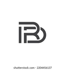 Design-Vektorgrafik für kreatives IRD-Letter-Logo 