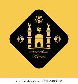 Creative islamic background design. Easy to edit with vector file. Can use for your logo, icon, and simple illustration. Especially about islamic day.