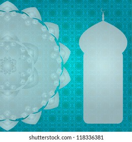 Creative Islamic Green Pattern. Jpeg Version Also Available In Gallery.