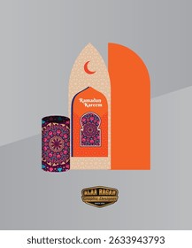 Fondo creativo del Partido Islámico para Ramadán Kareem 4