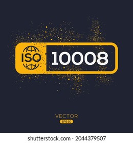 Creative (ISO 10008) Standard quality symbol, vector illustration.