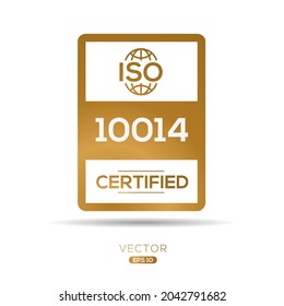 Creative (ISO 10014) Standard quality symbol, vector illustration.