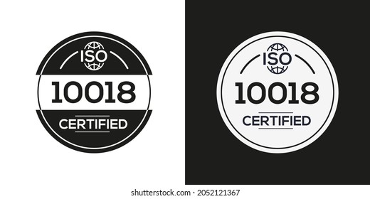 Creative (ISO 10018) Standard quality symbol, vector illustration.