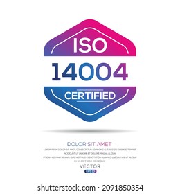 Creative (ISO 14004) Standard quality symbol, vector illustration.