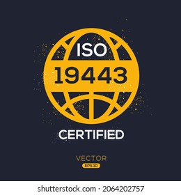 Creative (ISO 19443) Standard quality symbol, vector illustration.