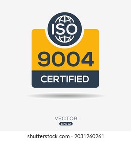 Creative (ISO 9004) Standard quality symbol, vector illustration.