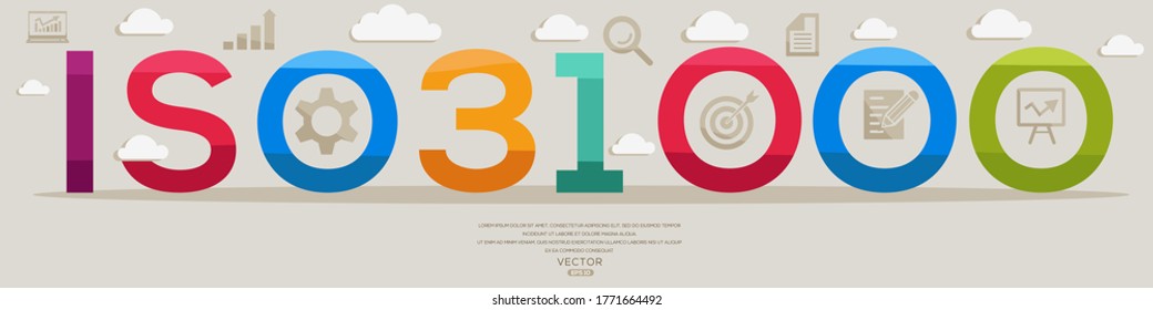 Creative (iso_31000) Design,letters and icons,Vector illustration.