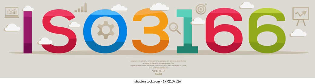 Creative (iso_3166) Design,letters and icons,Vector illustration.