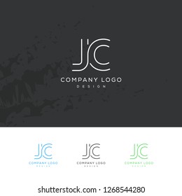 Creative J C Letter Logo