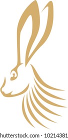 Creative Jack Rabbit Illustration
