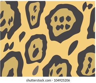 Creative Jaguar Skin Illustration