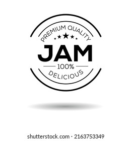 Creative (Jam) Logo, Jam Sticker, Vector Illustration.