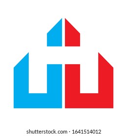 Creative JHJ logo design for financial business companies, technology companies