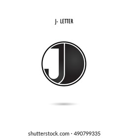 Creative J-letter icon abstract logo design.J-alphabet symbol.Corporate business and industrial logotype symbol.Vector illustration