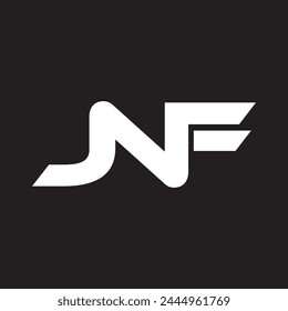 Creative JNF letter logo design service for your company